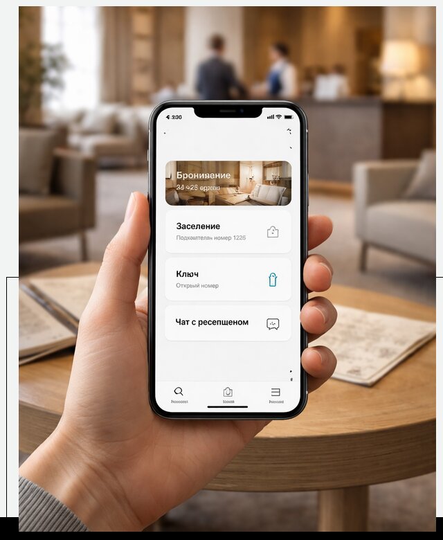 Мобильное приложение для гостей отеля в Добрянке, управление сервисом